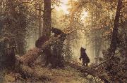 Ivan Shishkin Morning in a Pine Forest oil painting artist